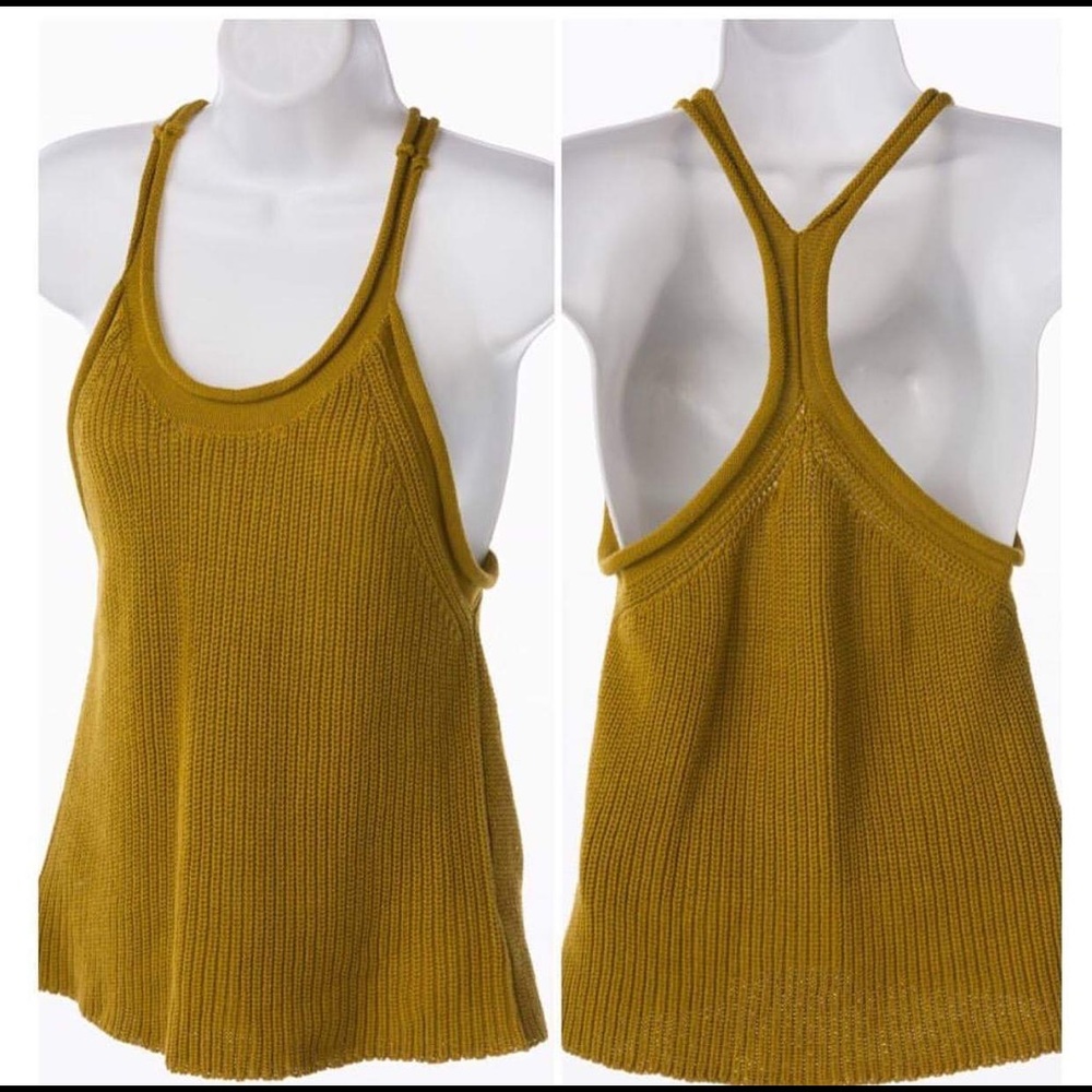 Mustard Knitted Tank